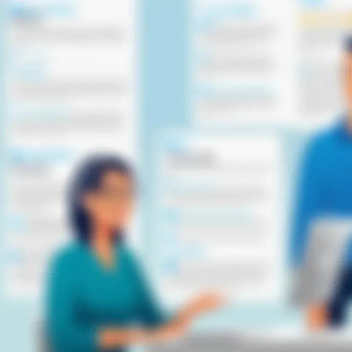 Illustration of user testimonials showcasing successful TurboTax experiences.