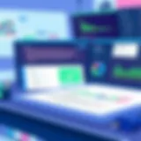An interface showcasing open-source illustration software with vibrant colors and tools.