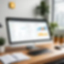 Visual representation of CRM dashboard with Mailchimp integration