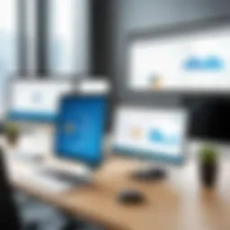 Conceptual visualization of Workday Office Connect interface