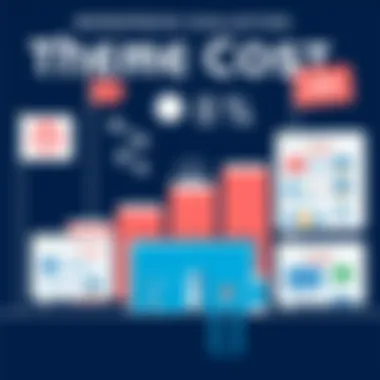 Evaluating Theme Costs for WordPress Illustration of premium WordPress themes and their pricing