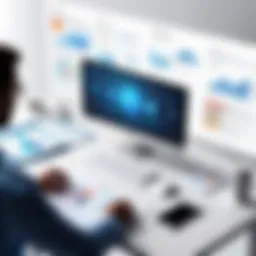 Conceptual diagram illustrating project management methodologies