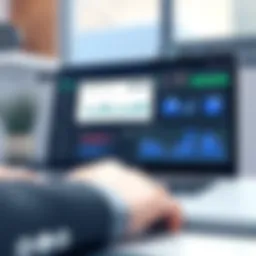 User interface of QuickBooks Desktop Enterprise showcasing advanced dashboard features