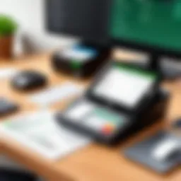 Detailed view of QuickBooks POS Pro interface showcasing transaction management