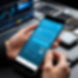 A visual representation of RFgen's mobile data collection interface.