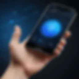 User interface of the SecurID Token App showcasing authentication features