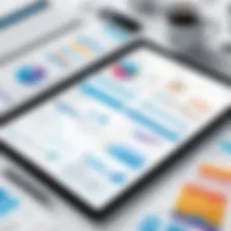 Visual representation of tax management tools for freelancers