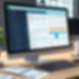 User interface of tax software showcasing intuitive design