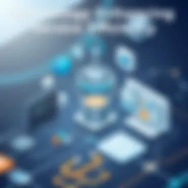 Technology Enhancing Service Efficiency A graphical representation of technology's impact on service efficiency.