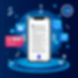 Stylish interface of a text to audio reader application showcasing user-friendly design.