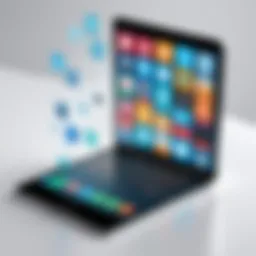 Overview of file sharing applications on a digital device