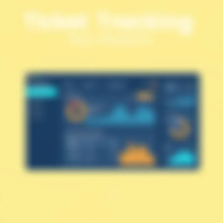 Dashboard view of a ticket tracking tool highlighting user satisfaction metrics
