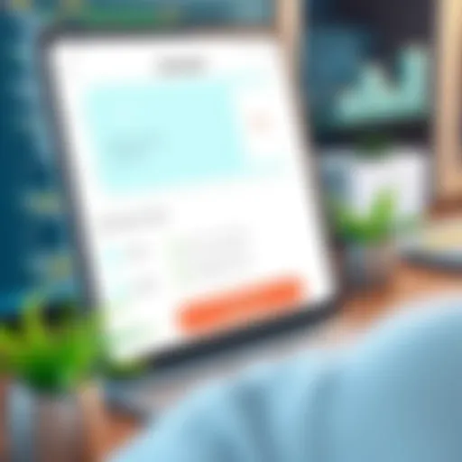 Exploring the Interface of Leading Bill Reminder Apps A user-friendly interface of a popular bill reminder app