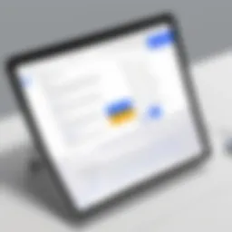 A visual representation of Google Docs interface