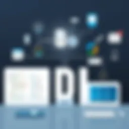 Visual representation of Electronic Data Interchange concepts