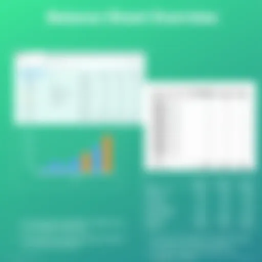 Detailed overview of balance sheets