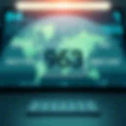 Visual representation of international phone number formats