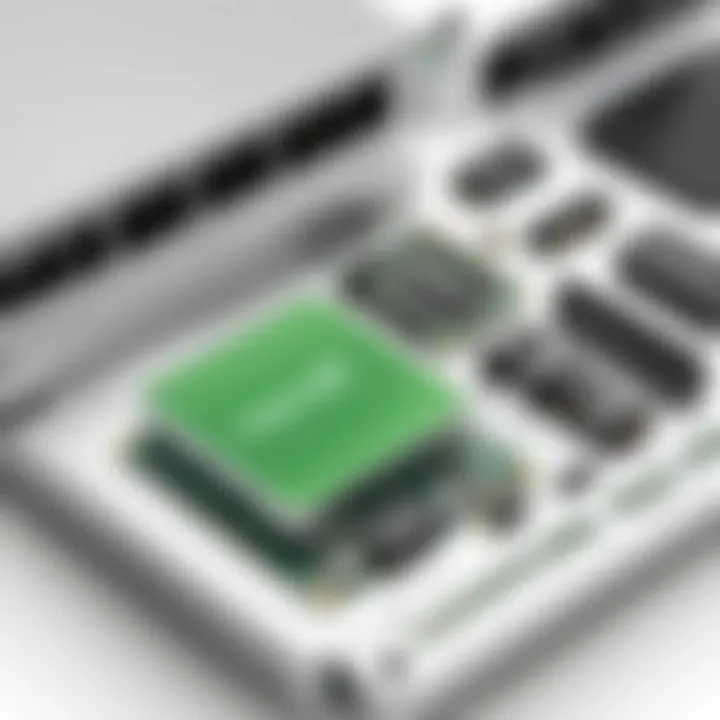 Illustration of Meraki device integration in an enterprise environment