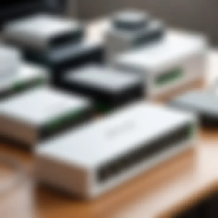 Overview of Meraki devices in a network setup