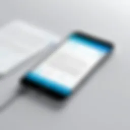 An illustration showing the concept of mobile signatures in digital authentication