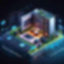 Schematic representation of property channel manager functionalities