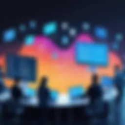 Visual representation of open source collaboration