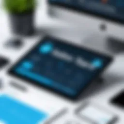 An illustrative diagram showing Xero's sales tax management features.