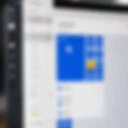 User navigating through Google Calendar interface on Windows 10