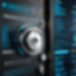Visual representation of vault security features
